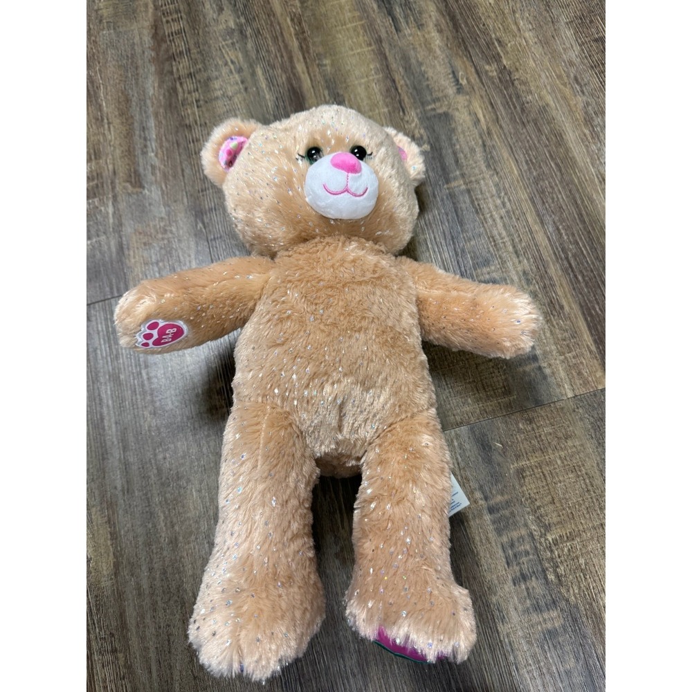 Build-A-Bear Workshop Stuffed Animal S Brown Bear Soft Plush Toy 15‎ inch Height
